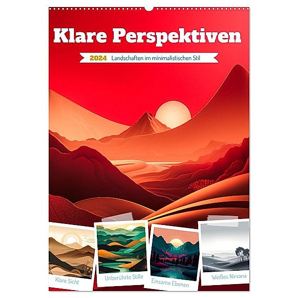 Klare Perspektiven (Wandkalender 2024 DIN A2 hoch), CALVENDO Monatskalender, Calvendo, Steffen Gierok-Latniak