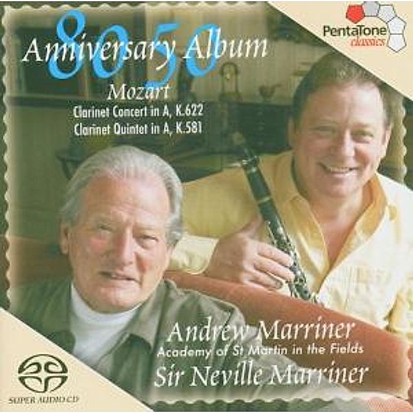 Klarinettenkonzert/Klarinettenquintett, Andrew Marriner, Neville Marriner, Amf