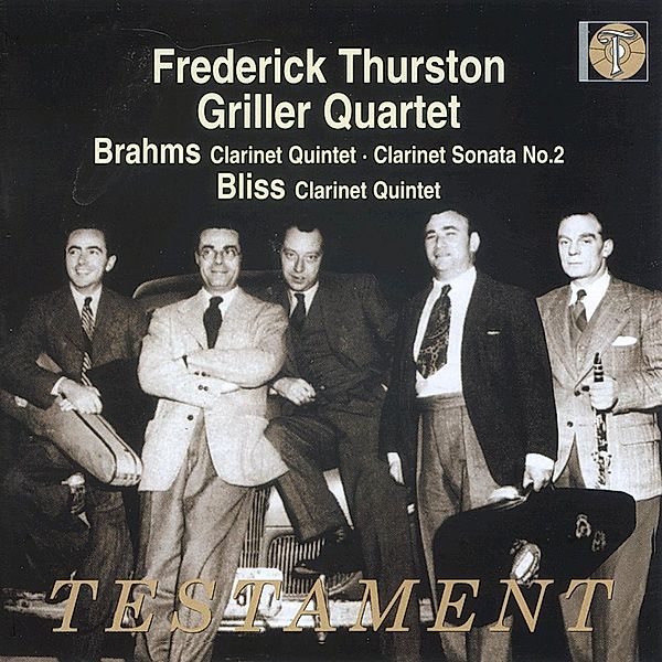 Klarinettenquintette/Klarinett, Thurston, Griller Quartet, Toggi