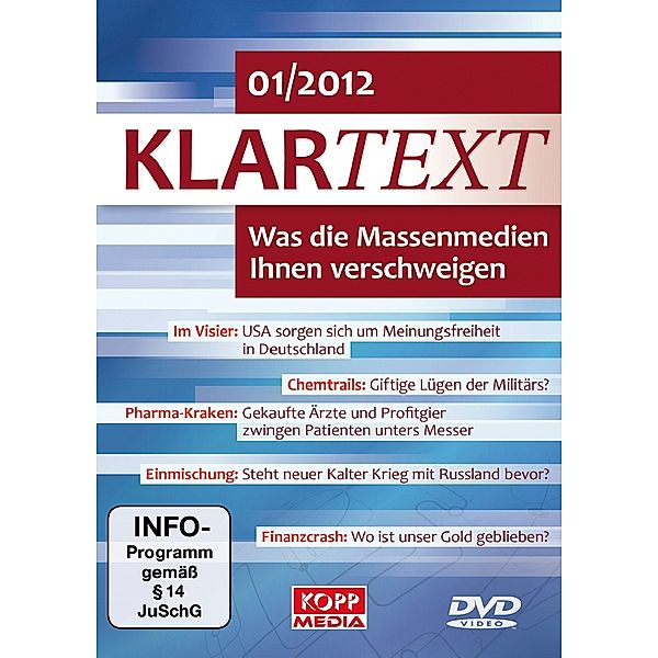 Klartext 01/2012, DVD, Eva Herman