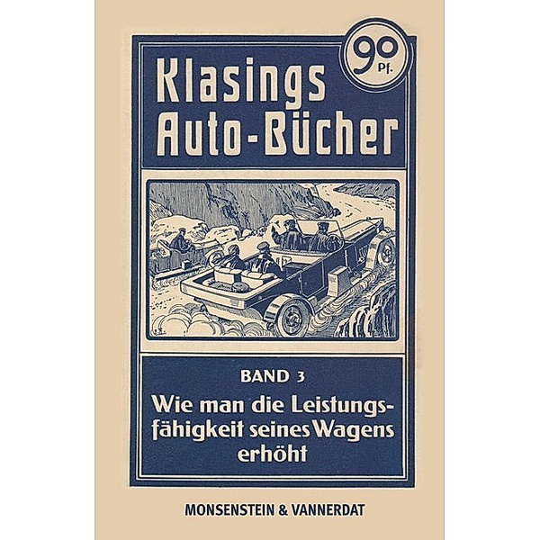Klasings Auto-Bücher.Bd.3, August Kayser