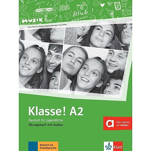 Klasse! A2 Übungsbuch mit Audios online, Sarah Fleer, Ute Koithan, Tanja Mayr-Sieber, Bettina Schwieger