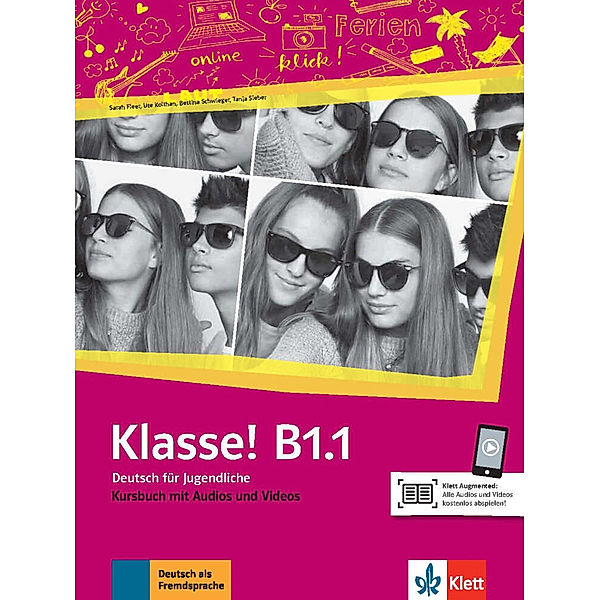 Klasse! B1.1 Kursbuch mit Audios und Videos zum Download, Sarah Fleer, Ute Koithan, Tanja Mayr-Sieber, Bettina Schwieger