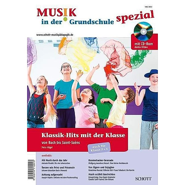 Klassik-Hits mit der Klasse von Bach bis Saint-Saëns, m. CD-ROM/Audio/Video, Petra Hügel