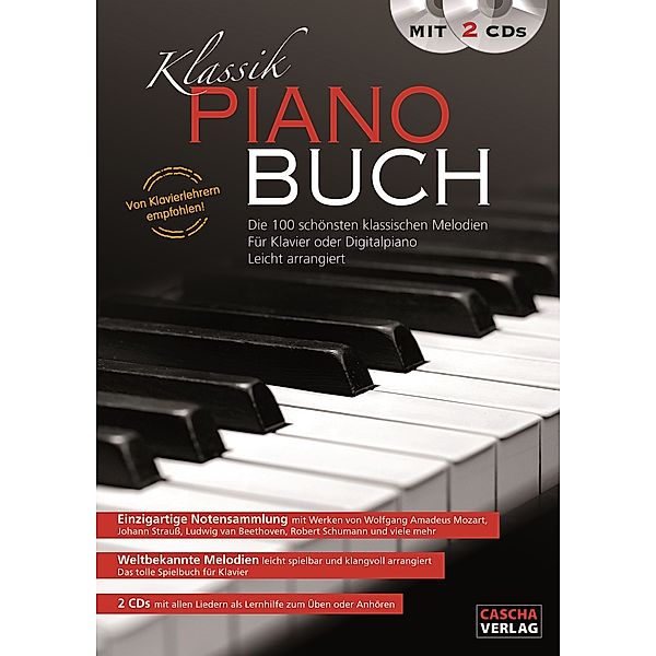 Klassik Piano-Buch, mit 2 CDs