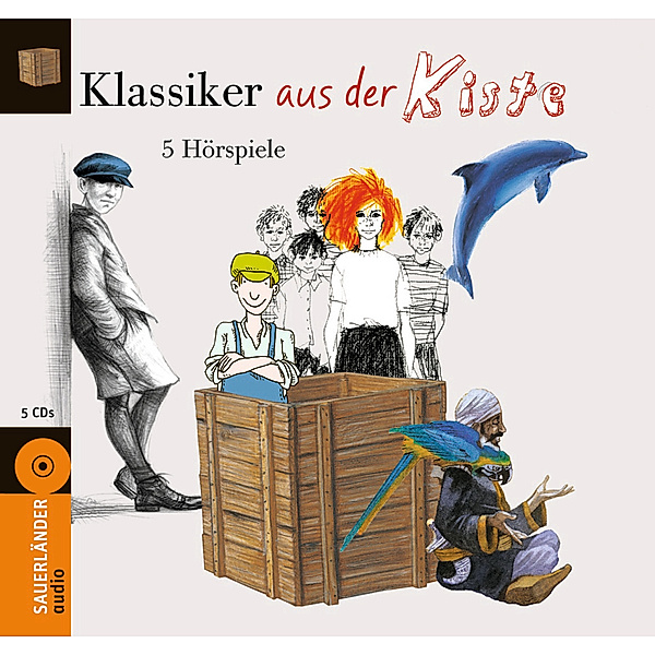 Klassiker aus der Kiste, 5 Audio-CDs, Bernd Kohlhepp, Jürgen Treyz, Lisa Tetzner, Scott O'Dell, Josef Lada, Kurt Held
