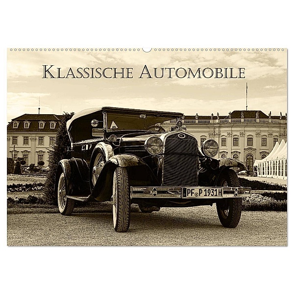 Klassische Automobile (Wandkalender 2025 DIN A2 quer), CALVENDO Monatskalender, Calvendo, Dmitri Moisseev