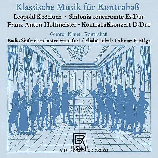 Klassische Musik Für Kontrabass, Klasu, Rso Frankfurt, E. Inbal