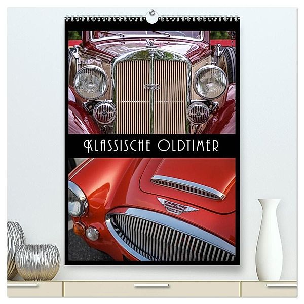 Klassische Oldtimer (hochwertiger Premium Wandkalender 2024 DIN A2 hoch), Kunstdruck in Hochglanz, Christian Müringer