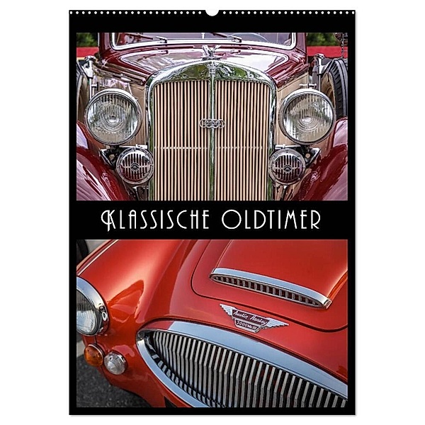 Klassische Oldtimer (Wandkalender 2024 DIN A2 hoch), CALVENDO Monatskalender, Christian Müringer