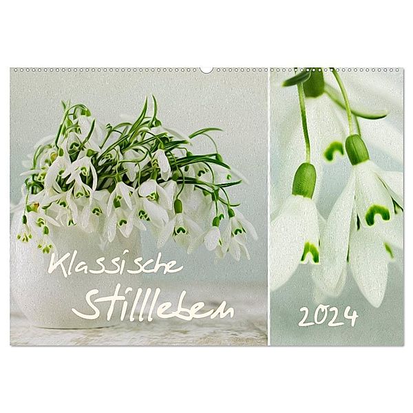 klassische Stillleben (Wandkalender 2024 DIN A2 quer), CALVENDO Monatskalender, Nailia Schwarz