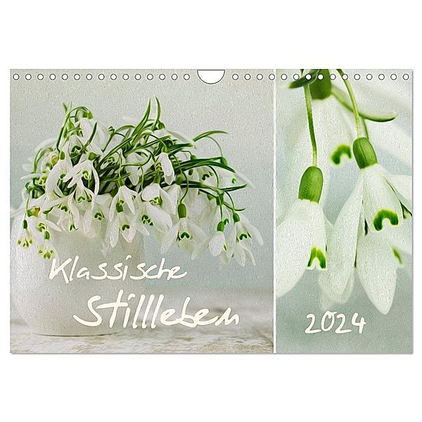 klassische Stillleben (Wandkalender 2024 DIN A4 quer), CALVENDO Monatskalender, Nailia Schwarz