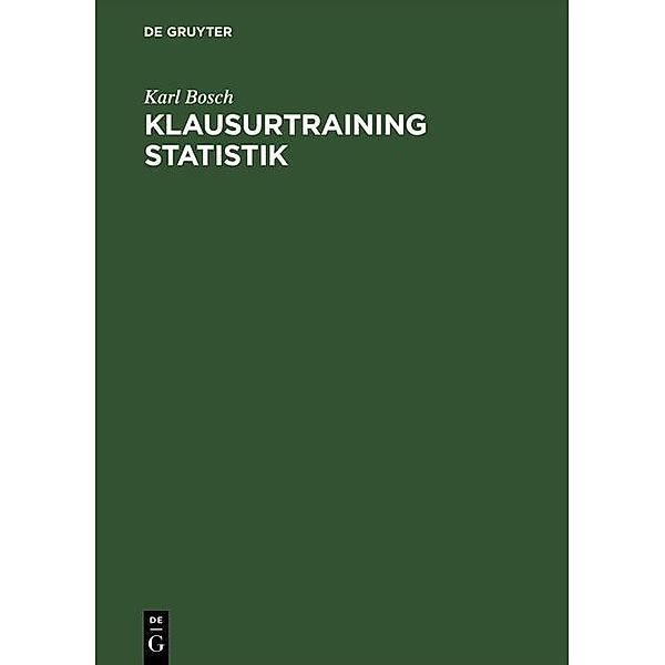 Klausurtraining Statistik / Jahrbuch des Dokumentationsarchivs des österreichischen Widerstandes, Karl Bosch