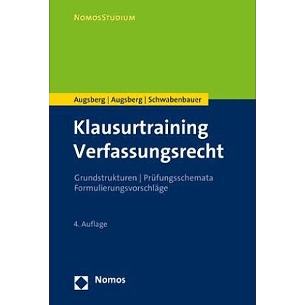 Klausurtraining Verfassungsrecht, Ino Augsberg, Steffen Augsberg, Thomas Schwabenbauer
