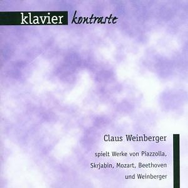 Klavier Kontraste, Claus Weinberger