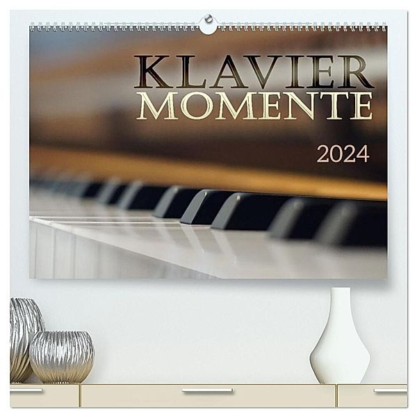 Klavier Momente (hochwertiger Premium Wandkalender 2024 DIN A2 quer), Kunstdruck in Hochglanz, Magdalena Galka