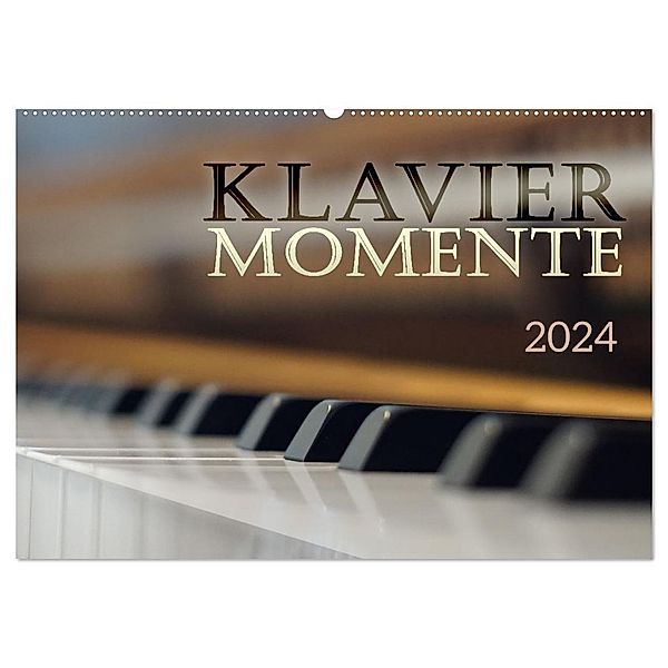 Klavier Momente (Wandkalender 2024 DIN A2 quer), CALVENDO Monatskalender, Magdalena Galka