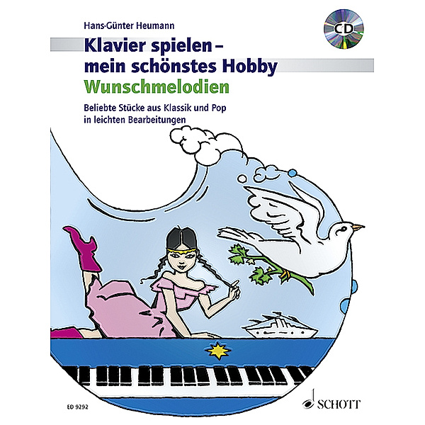 Klavier spielen - mein schönstes Hobby / Klavier spielen, mein schönstes Hobby - Wunschmelodien, m. Audio-CD, Hans-Günter Heumann