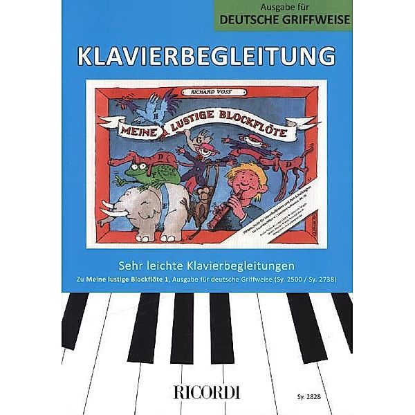 Klavierbegleitung, Ausgabe für deutsche Griffweise, Richard Voss