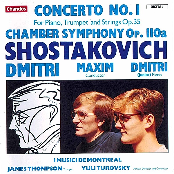 Klavierkonzert 1/Chamber Symphony Op.110a, Dmitri Schostakowitsch, M. Schostakowitsch, Imm