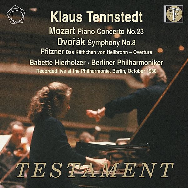 Klavierkonzert 23 Kv 488/Sinf.8, Tennstedt, Hierholzer, Berliner Philharmoniker