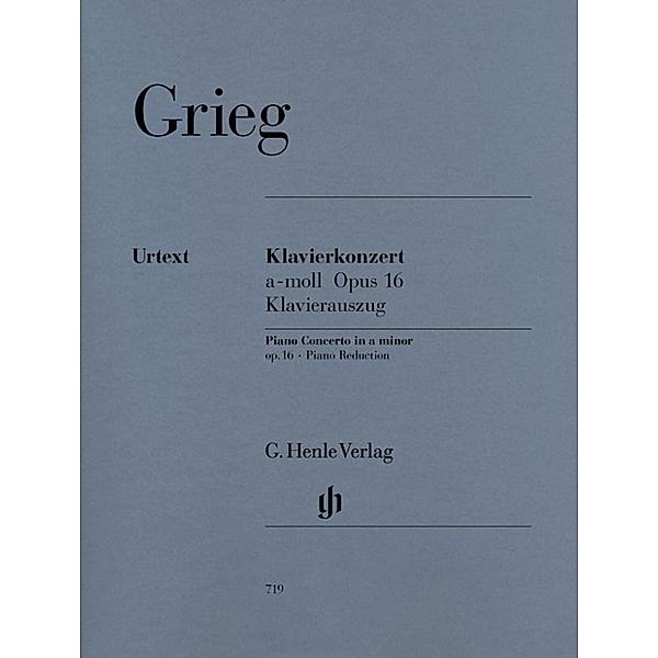 Klavierkonzert a-Moll op.16, Klavierauszug, Edvard Grieg - Klavierkonzert a-moll op. 16