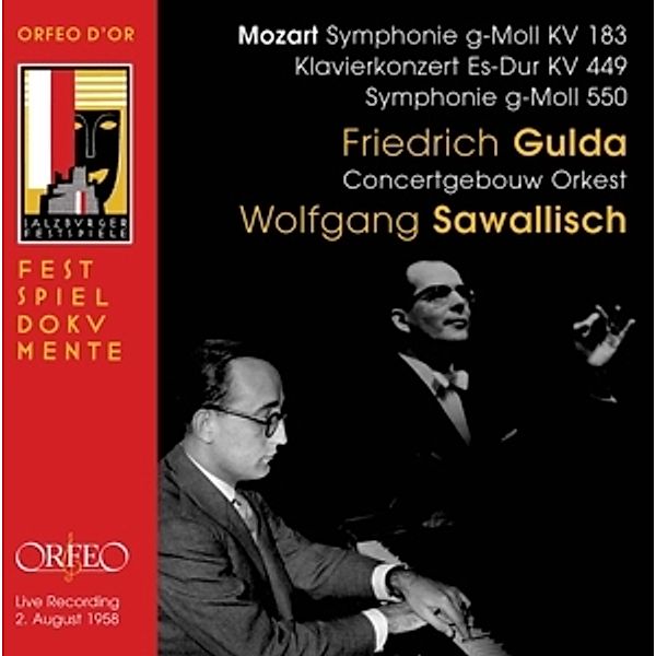 Klavierkonzert Kv 449,Sinfonien Kv 183 Und 550, Friedrich Gulda, Concertgebouw Orkest, Sawallisch