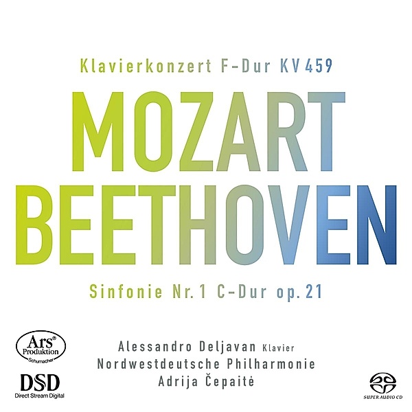 Klavierkonzert Kv 459/Sinfonie 1 C-Dur Op.21, Deljavan, Cepaite, Nordwestdt.Philharmonie