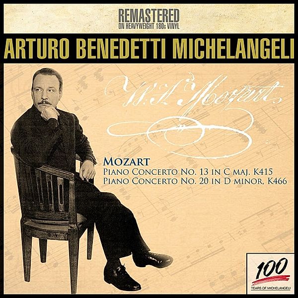 Klavierkonzerte 13 K 415,20 K 466 (Vinyl), Arturo Benedetti Michelangeli