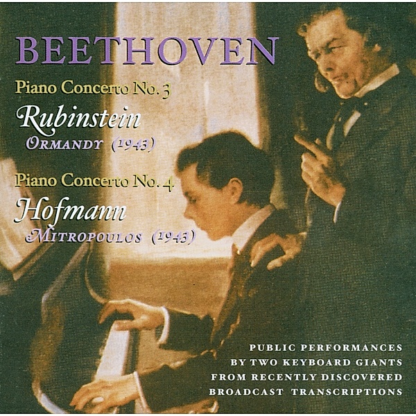 Klavierkonzerte 3 & 4, Rubinstein, Hofmann, Ormandy, Mit
