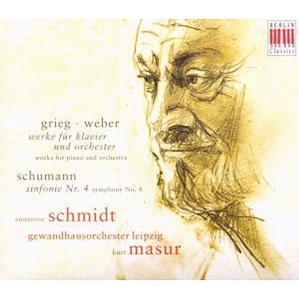 Klavierkonzerte/Sinfonie 4, A. Schmidt, K. Masur, Gewandhausorchester Leipzig