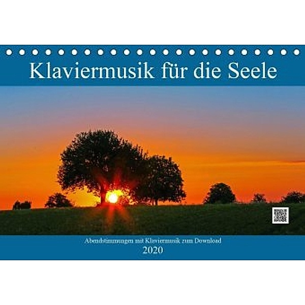 Klaviermusik für die Seele (Tischkalender 2020 DIN A5 quer), Klaus Eppele