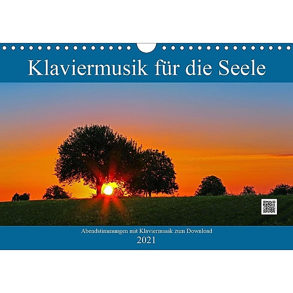 Klaviermusik für die Seele (Wandkalender 2021 DIN A4 quer), Klaus Eppele