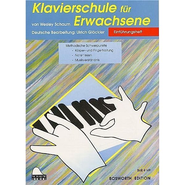 Klavierschule für Erwachsene.H.1, Wesley Schaum