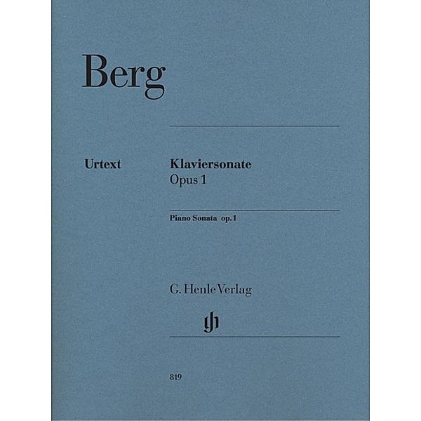 Klaviersonate op.1, Klavier, Alban Berg - Klaviersonate op. 1