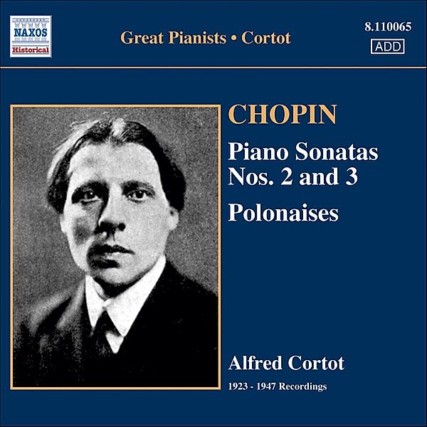 Klaviersonaten 2+3/Polonais, Alfred Cortot