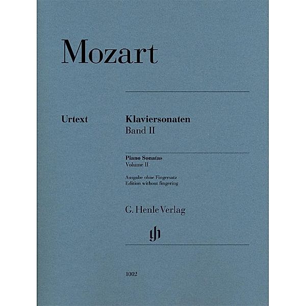 Klaviersonaten, Band II Wolfgang Amadeus Mozart - Klaviersonaten