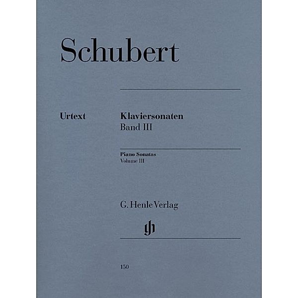 Klaviersonaten, Band III (Frühe und unvollendete Sonaten) Franz Schubert - Klaviersonaten