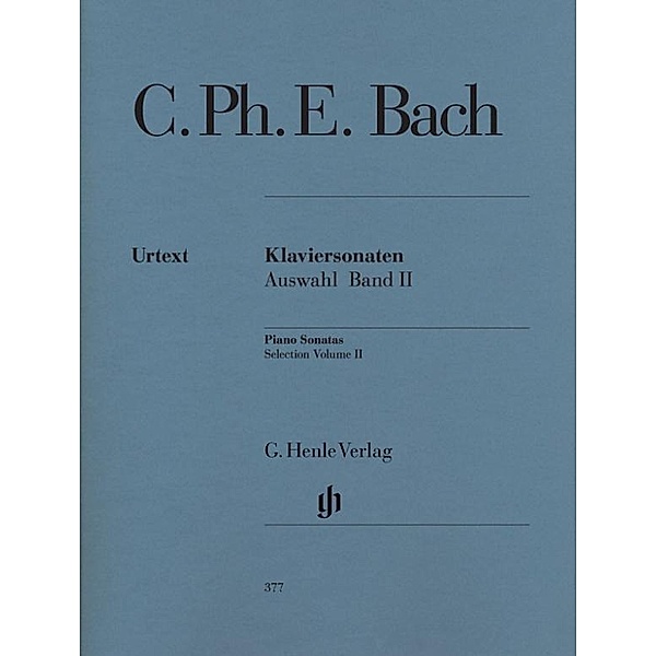 Klaviersonaten, Auswahl, Auswahl, Band II Carl Philipp Emanuel Bach - Klaviersonaten
