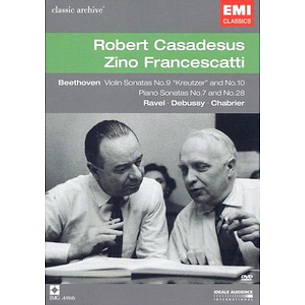 Klaviersonaten Nr. 7 & 28 / Violinsonaten Nr. 9 & 10, Eugenio Bagnoli, Robert Casadesus, Zino Francescatti