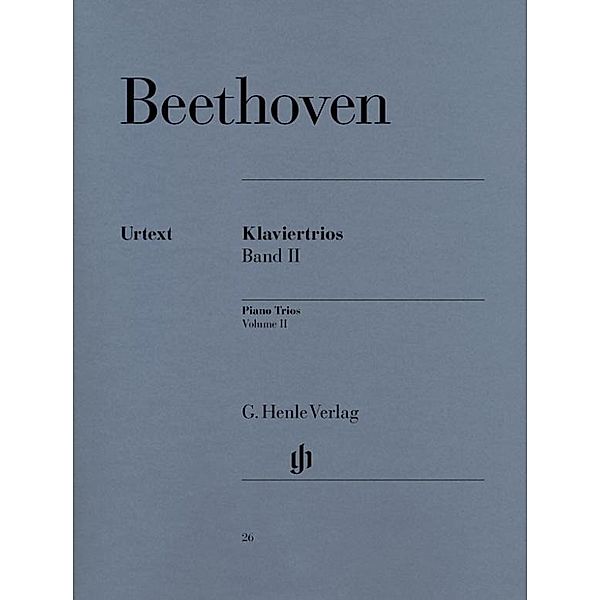 Klaviertrios, Band II Ludwig van Beethoven - Klaviertrios