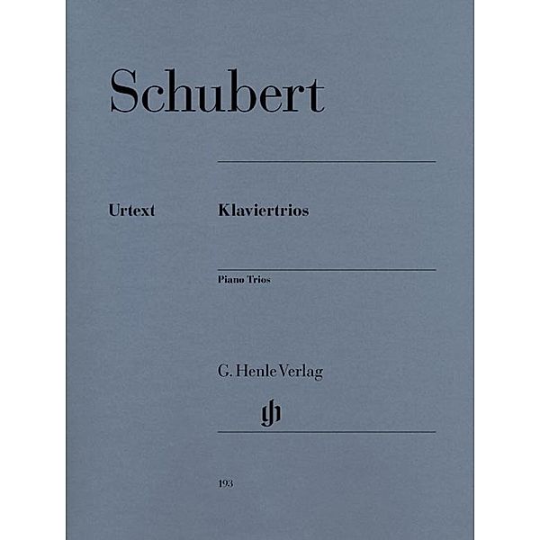 Klaviertrios, Klavier, Violine und Violoncello, Franz Schubert - Klaviertrios