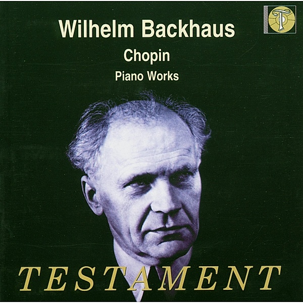 Klavierwerke, Wilhelm Backhaus