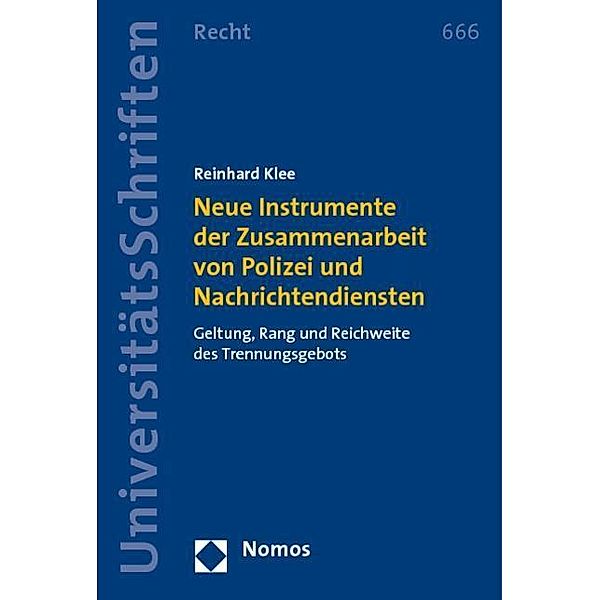Klee, R: Neue Instrumente der Zusammenarbeit von Polizei und, Reinhard Klee
