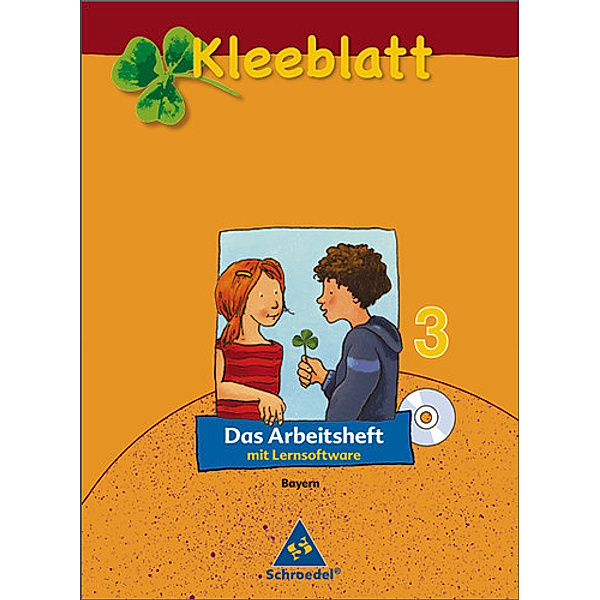 Kleeblatt, Das Sprachbuch, Ausgabe 2008 Bayern: 3. Jahrgangsstufe, Arbeitsheft m. CD-ROM