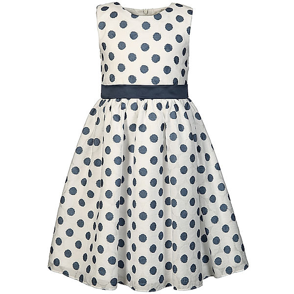 happy girls Kleid BLUE DOTS in offwhite