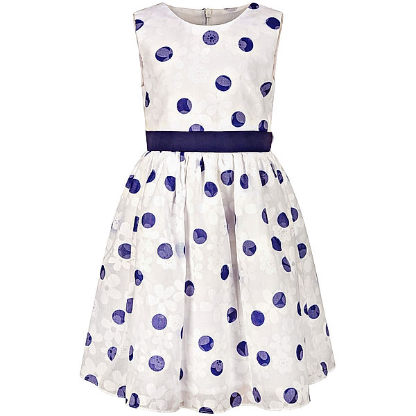 happy girls Kleid DOTS & FLOWERS ärmellos in navy