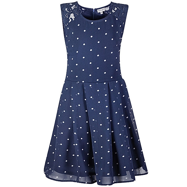 happy girls Kleid EMMI gepunktet in navy