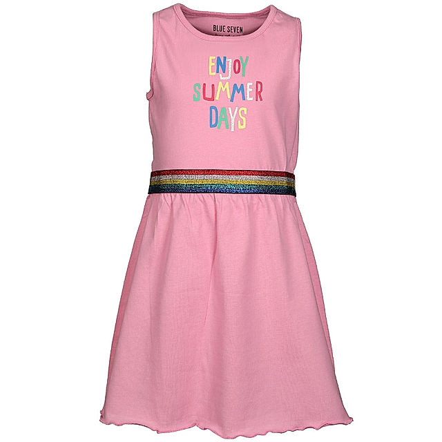 Kleid ENJOY SUMMER mit Glitzerbund in rosa | Weltbild.de