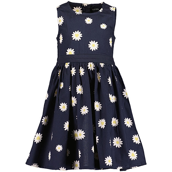 BLUE SEVEN Kleid FLORAL ohne Arm in dunkelblau